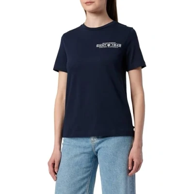 Afbeelding van GANT Shield Tshirt basic, Dames, Maat: XL, Blue