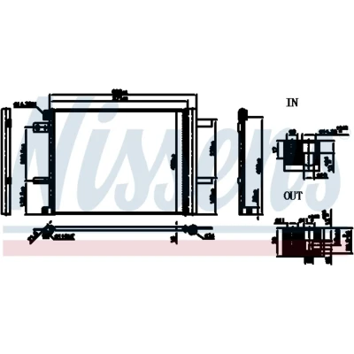 Afbeelding van Nissens Airco condensor 941090