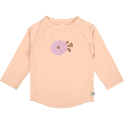 Afbeelding van Lässig Zwemshirt Rashguard Lange Mouw Splash &amp; Fun Fish peach rose, 19 24 mnd. Maat 92