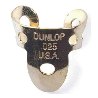 Afbeelding van Dunlop Fingerpick Brass Tube 025&quot; messing Plectrum