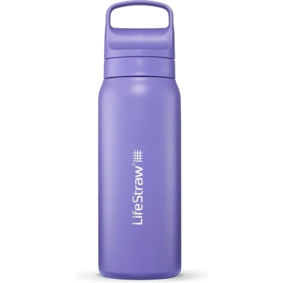 Afbeelding van LifeStraw Go 2.0 Stainless Steel Water Filter Bottle 700 ml Thistle Purple