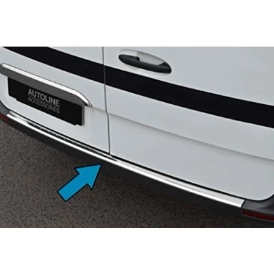 Afbeelding van Chrome Bumper Protector om Sprinter W907 (2018+) te passen