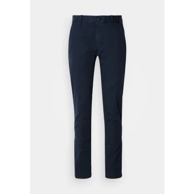 Afbeelding van Marc O&#039;Polo STIG Shaped FIT LEG Regular Length WELT Pockets Chino, Heren, Maat: 30x32, Dark navy
