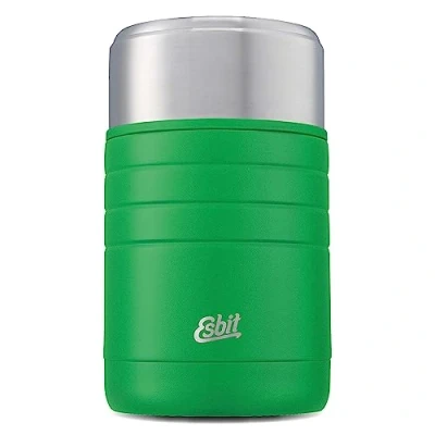 Afbeelding van Esbit Majoris Thermoscontainer van roestvrij staal, BPA vrij, 600 ml, 800 1000 voedselcontainer voor warme en koude gerechten soepen salades, school werk, appelgroen