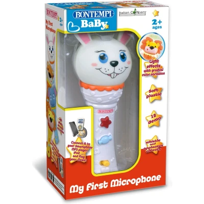 Afbeelding van Bontempi Spa Dierenhoofd Microfoon Speelgoedmicrofoon