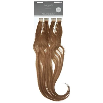 Afbeelding van Balmain Easy Length Tape extensions van echt haar, 20 stuks, 55 cm lengte, 8A.9A, lichtasblond, 82 g