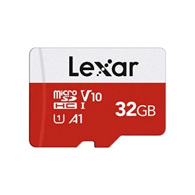 Afbeelding van Lexar Micro SD kaart 32GB E Serie, microSDHC UHS I Geheugenkaart met Adapter Tot 100 MB/s, A1, U1, Class10, V10, Hoge Snelheid TF