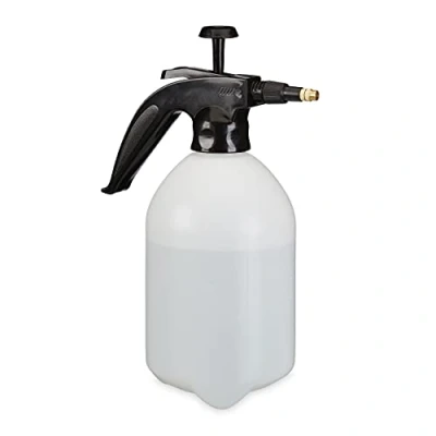 Afbeelding van Relaxdays Drukspuit 2l plantensproeier sproeifles nevel of straal maatstrepen wit