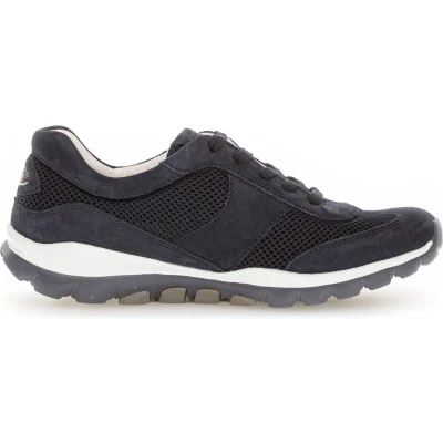 Afbeelding van Gabor rollingsoft sensitive 06.966.46 dames rollende wandelsneaker blauw maat 35 (EU) 2.5 (UK)