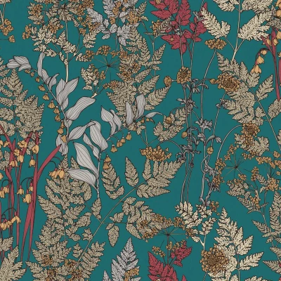Afbeelding van AS Creation AP Floral Impression 37751 7 377517 Blauw / Creme