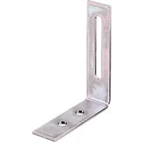 Afbeelding van GAH Alberts 332808 stelhoek met sleufgat elektrolytisch geel verzinkt 65 x 80 20 mm set van 25