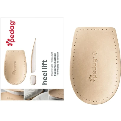 Afbeelding van Pedag Heel lift Hielzool Runderleer Maat: 44 46