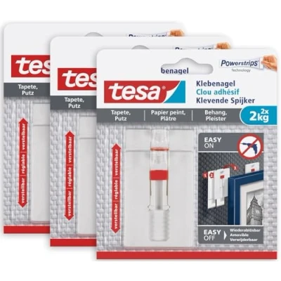 Afbeelding van tesa 77777 Platte kabel verstelbaar Wit Inhoud: 6 stuk(s)