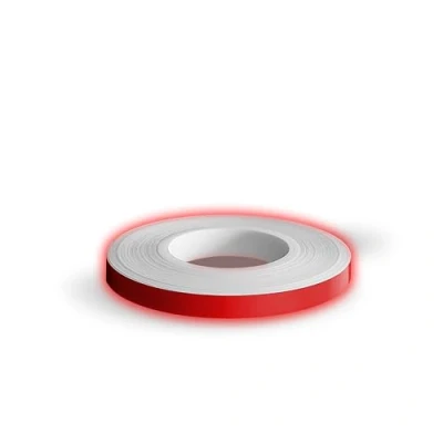 Afbeelding van 4R Quattroerre.it 10252 Reflecterende wielstrips voor motorvelgen, rood, 5 mm x 6 m