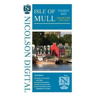 Afbeelding van Nicolson Digital Isle of Mull Tourist Map