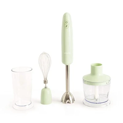 Afbeelding van CREATE Handmixer, 1000 W, 500ml, Pastel groen FULLMIX RETRO