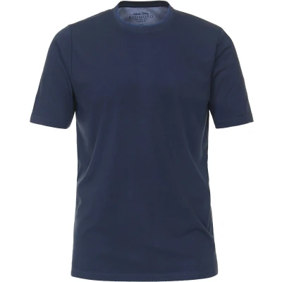 Afbeelding van Redmond Regular Fit T Shirt ronde hals Marine, Effen