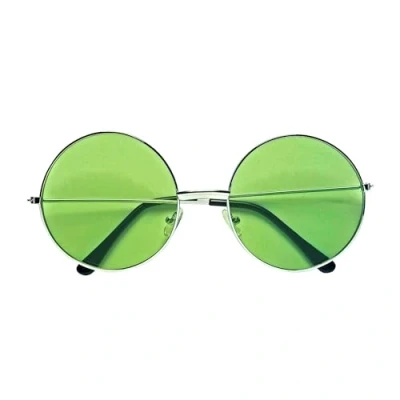 Afbeelding van Widmann Milano Party Fashion bril jaren &#039;70, met gekleurde glazen, hippiebril, ragerster, carnaval
