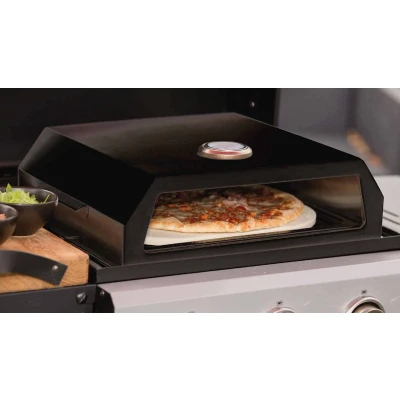 Afbeelding van SUMM Pizzaoven Ovenbox Steenoven Voor op de barbecue Inclusief pizzaschep