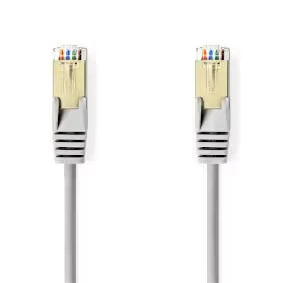 Afbeelding van Netwerkkabel Cat5e SF/UTP 15 meter (Grijs)