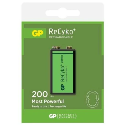 Afbeelding van GP ReCyko oplaadbaar NI MH 9V 200mAh