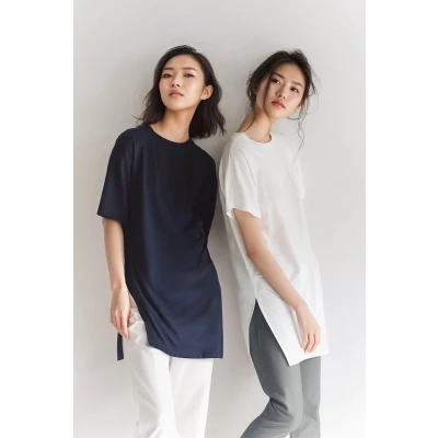 Afbeelding van Trendyol TCTSS21UK0009 Volwassenen Vrouwen 2 pack Marineblauw wit XL