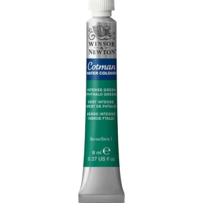 Afbeelding van Winsor &amp; Newton 8840099 Cotman aquarelverf Studio waterverf, levendige hoogwaardige kleuren met zeer goede verwerkingseigenschappen 8 ml tube Intense Green