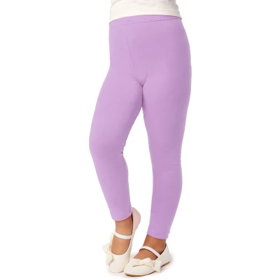 Afbeelding van Merry Style MS MS10 130 LE Meisjes Lang Leggings Sport Vrijetijdsbroek Viscose Sporbroek Yogabroek Lichtviolet 140