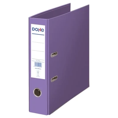 Afbeelding van DOHE 2 rings ordner, milieuvriendelijk, capaciteit 520 vel, bladformaat 29 x 35 cm, rug 7 met kaartsleuven, gemakkelijk te openen, kantoormateriaal, karton