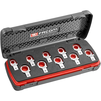 Afbeelding van Facom koffer met metrische opzetringsteeksleutels 14 x18 mm 13.J10