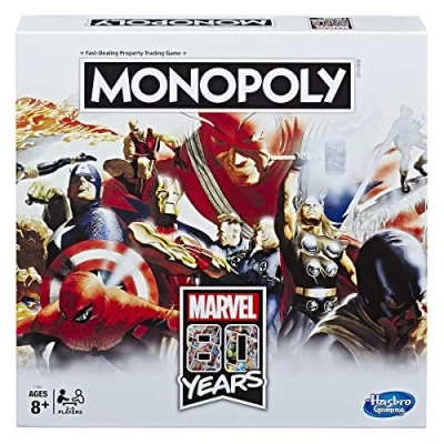 Afbeelding van Monopoly Marvel gezelschapsspel 80 jaar Comics bordspel Franse versie