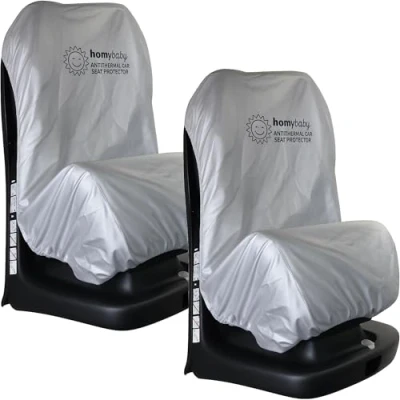 Afbeelding van HOMYBABY® Autostoel, universele maat, verstelbaar, anti uv, voor auto, groep 0, 1, 2, 3 (1, universeel), 2 stuks