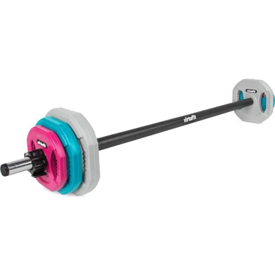 Afbeelding van VirtuFit Aerobic Pump Set Pro Rubber 20 kg Gekleurd