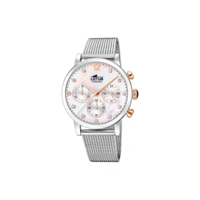 Afbeelding van Lotus Chronograaf, Dames, Maat: One Size, Argenté