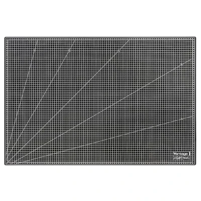 Afbeelding van Vantage Snijmat, Zelfherstellend, aan Beide Zijden Bruikbaar, Met Raster, Zwart, 60 x 90 cm, 1 Stuk