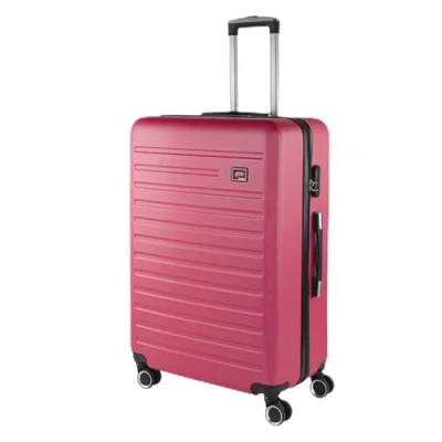 Afbeelding van SKPAT Grote Koffer Trolley Reiskoffer van SKPAT. Groot 4 Wielen Combinatieslot. ABS harde schaal, Fuchsia