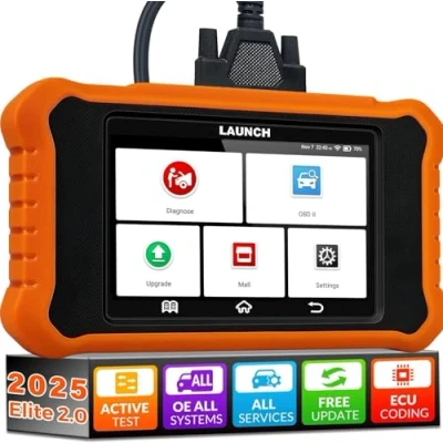 Afbeelding van LAUNCH X431 Creader Elite 2.0 OBD2 Diagnosegerät für BMW/für Mini/für Rolls Royce Gleiche Funktion wie Tool,vollständige System,50+ Reset,aktiver Test,ECU Codierung