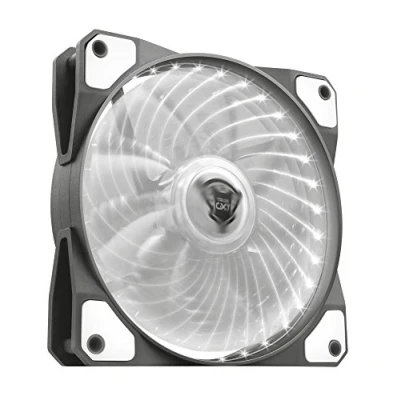 Afbeelding van Trust Gaming GXT 762W verlichte pc behuizingsventilator (120 mm) wit