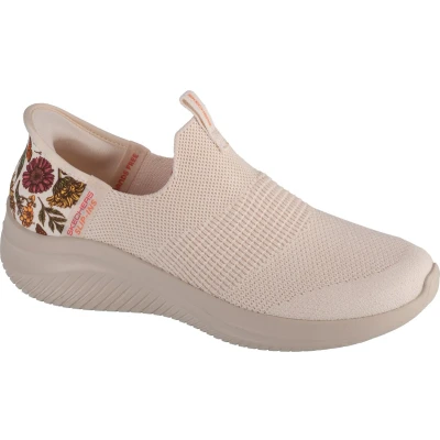 Afbeelding van Skechers Slip Ins Ultra Flex 3.0 New Wings 150168 NTMT, Vrouwen, Wit, Sneakers,Sportschoenen, maat: 38