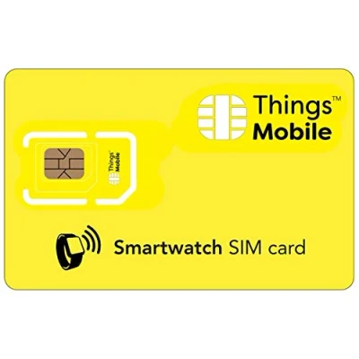 Afbeelding van Simkaart voor smartwatch GSM/2G/3G/4G ideaal Werables, smartwatches, sporthorloges, tracker, draagbare met 10 tegoed