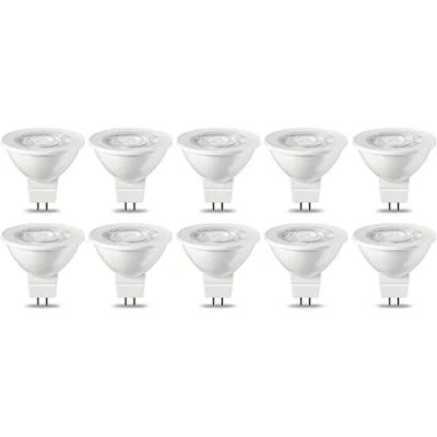 Afbeelding van Amazon Basics led GU5.3 MR16 spotlamp, 4,5W (gelijk aan 35W), warm wit verpakking van 10 stuks, niet dimbaar
