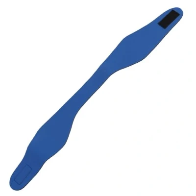 Afbeelding van Zwemhoofdband Beste ontwerp oorband om zwemmers oren te beschermen Kinderen Volwassen Neopreen Elastische haarband (L blauw)