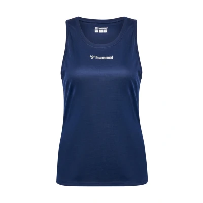 Afbeelding van Hummel RUN Singlet Top, Dames, Maat: XXL, Black iris