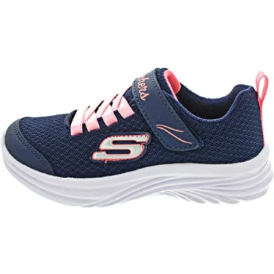 Afbeelding van Skechers Dreamy Dancer Sneakers laag voor kinderen, Maat: 32, Navy/coral Kunststof/ textiel