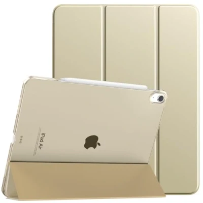 Afbeelding van TiMOVO hoes voor iPad Air, 13 inch, M2 2024, slanke Air inch (M2), ondersteunt Touch ID, automatische slaap /ontwaakfunctie, beschermhoes met doorzichtige achterkant,