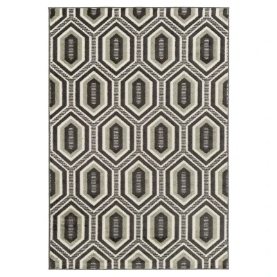 Afbeelding van Modern Vloerkleed Forme Cristal Antraciet 160x230 Cm