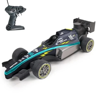 Afbeelding van TURBO CHALLENGE Racewagen Vaporize 1/14 094833 Op afstand bestuurbare auto Blauw Oplaadbare batterij en batterijen inbegrepen Kunststof Speelgoed voor kinderen Verjaardag Vanaf 6