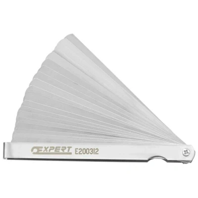 Afbeelding van EXPERT E200312 lange metrische voelermaat met 19 bladen van 0,05 tot 1 mm 150
