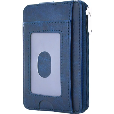 Afbeelding van Platte Compacte Portemonnee V2 Donkerblauw