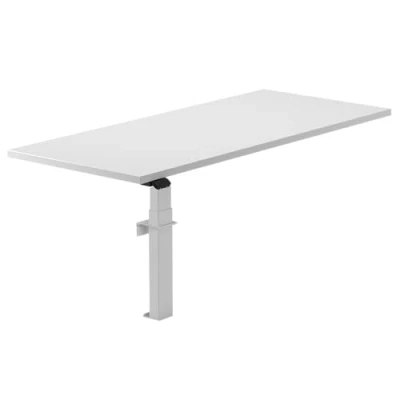 Afbeelding van Worktrainer Linak Wall Solo Elektrische Muurtafel Wit Frame/Zonder Blad